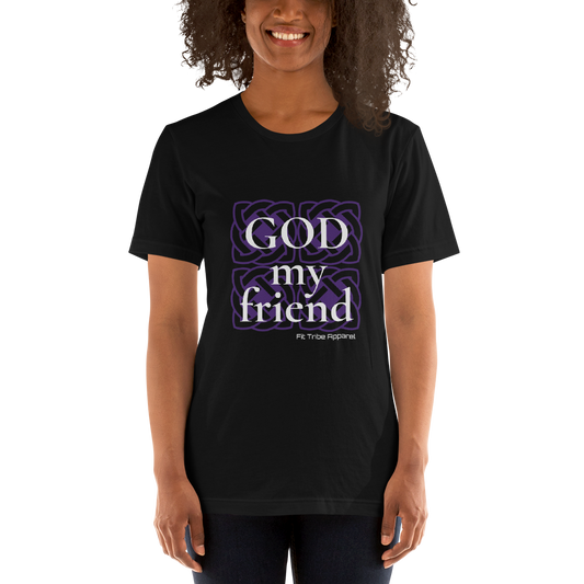 Fit Tribe Apparel's Signature Line God My Friend t-shirt