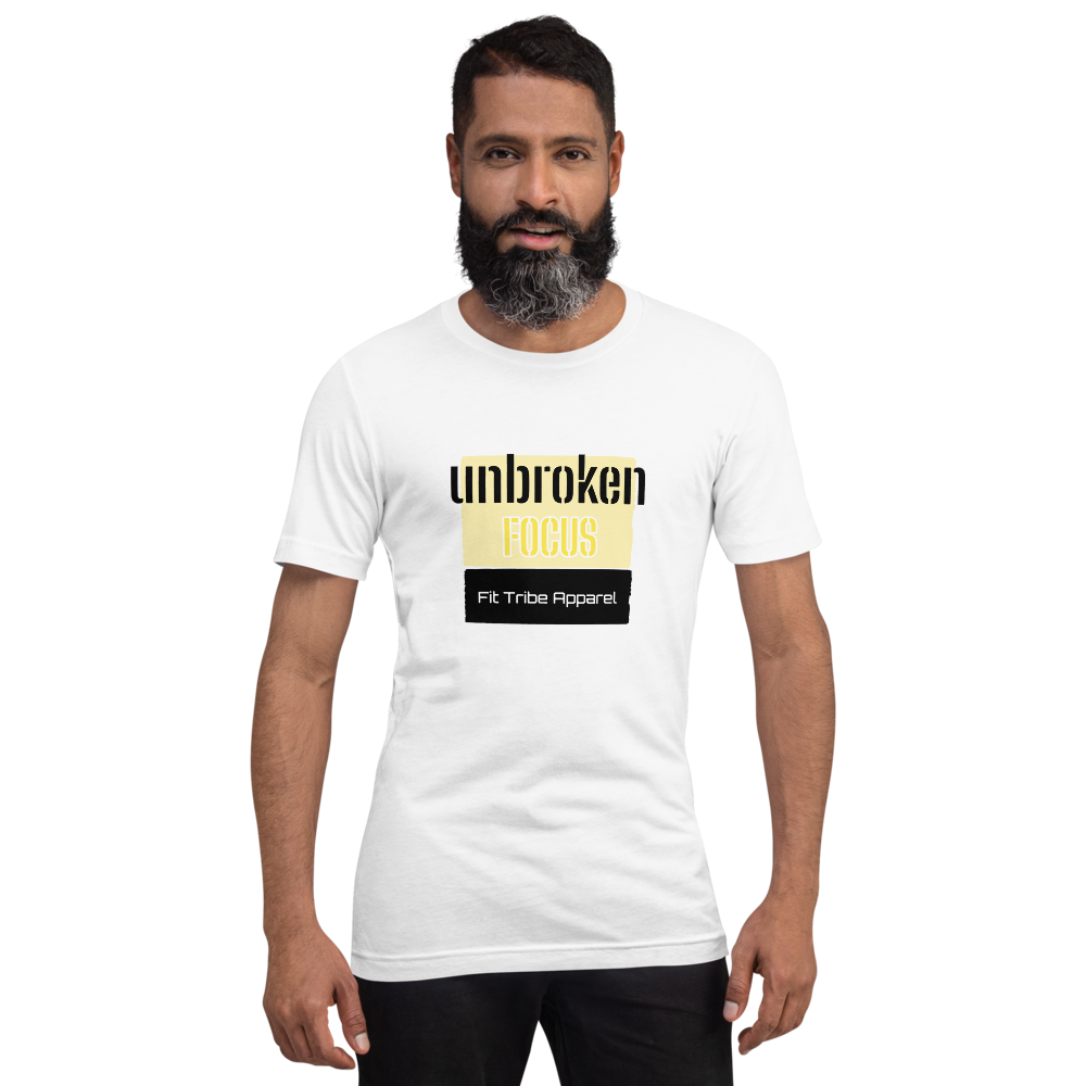 Unbroken Focus Yellow Unisex Tee