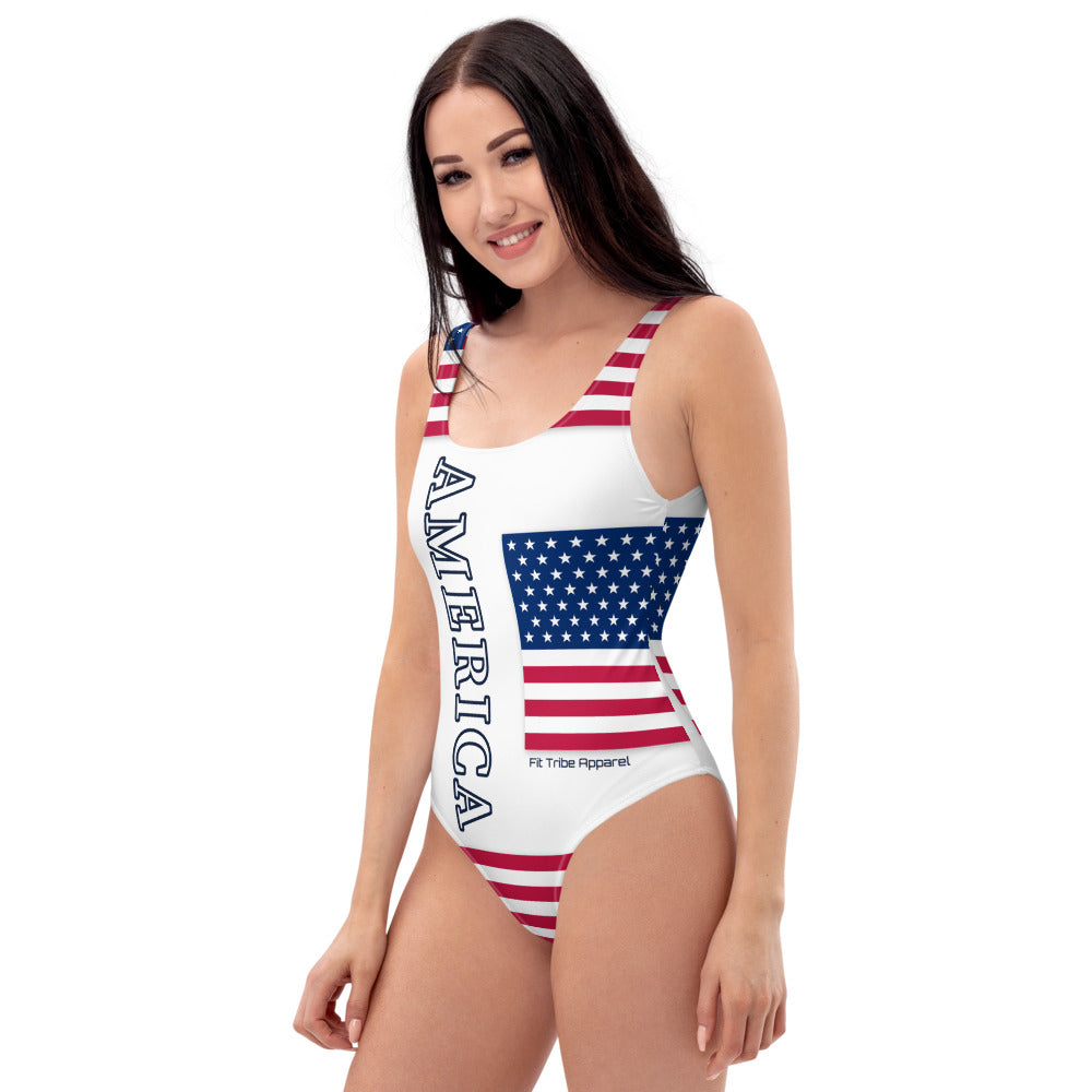 One-Piece America Tiled Swimsuit