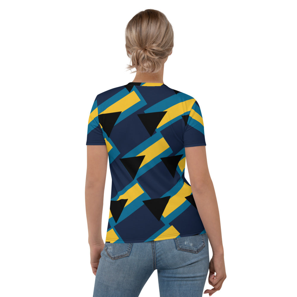 Women BL Bahamian Abstract Tee