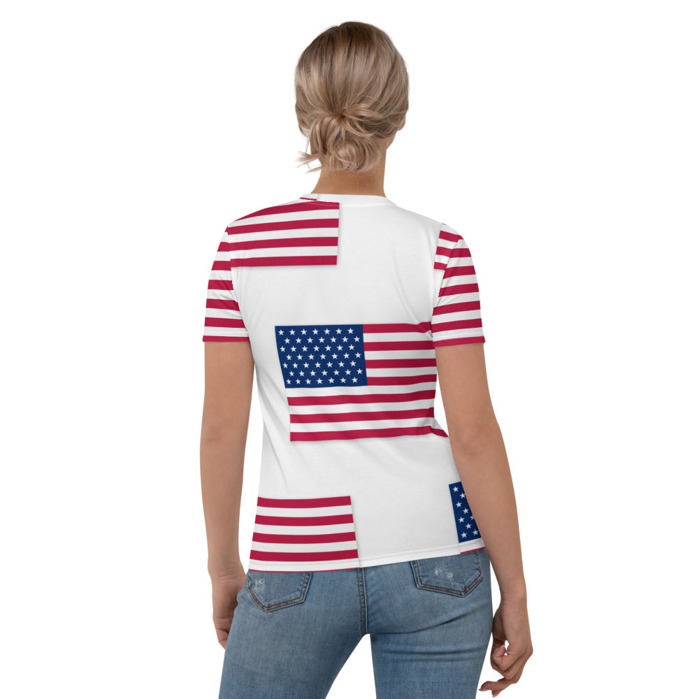 Women's Tiled American Tee