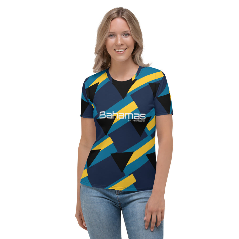 Women BL Bahamian Abstract Tee