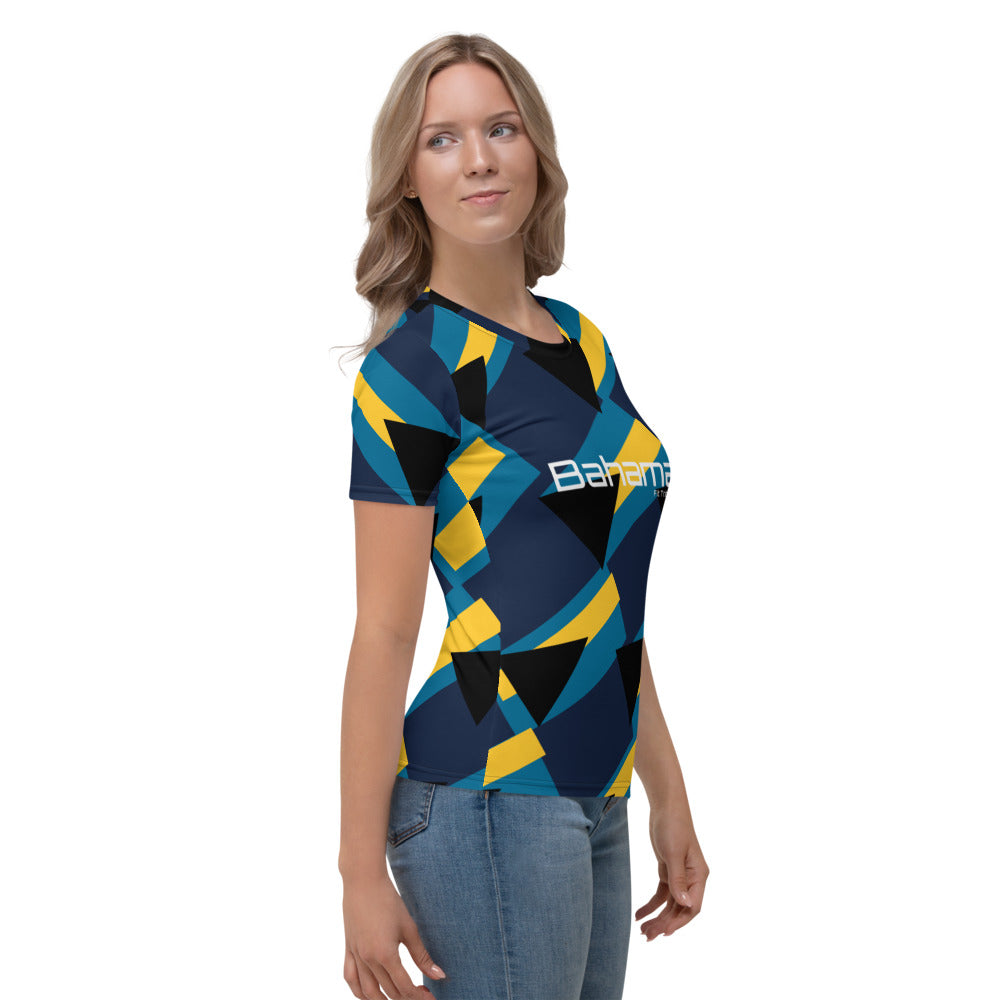 Women BL Bahamian Abstract Tee