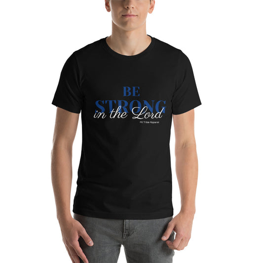 Be Strong In The Lord Tee (Blu/Wh)