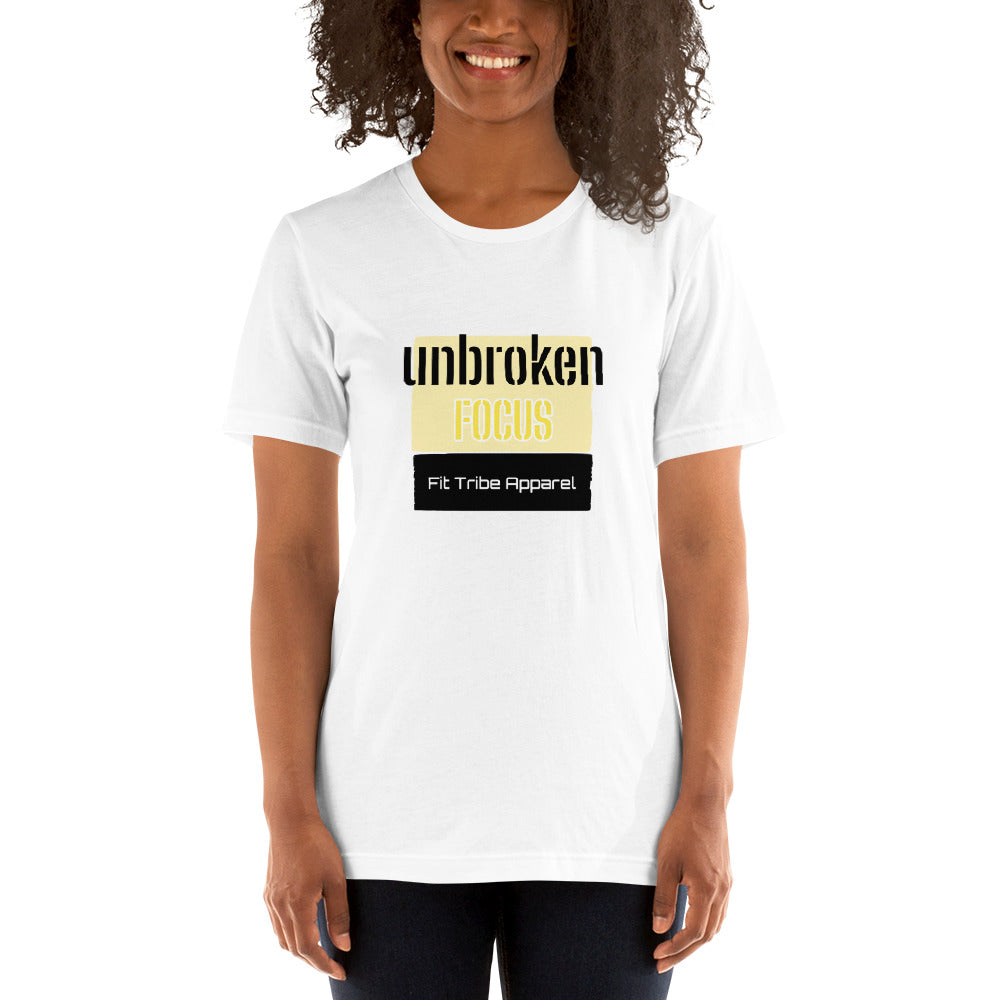 Unbroken Focus Yellow Unisex Tee