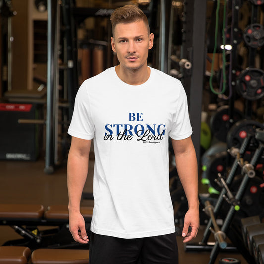 Be Strong in the Lord Tee (Blu/Blk)